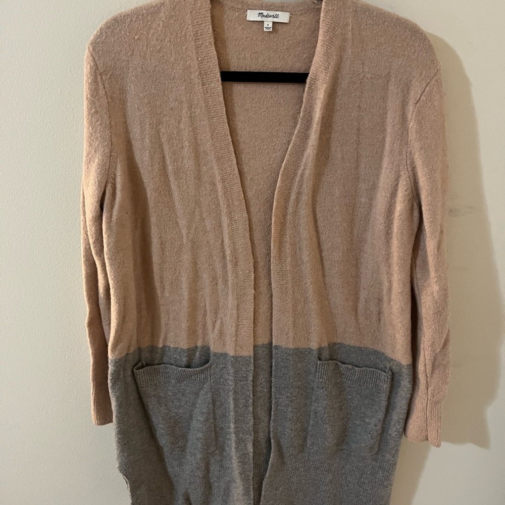 Long, soft Madewell sweater